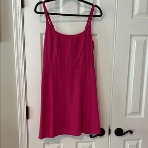 Linen Blend Summer Mini Dress